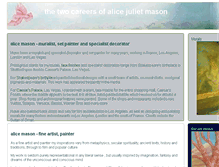 Tablet Screenshot of alice-mason.com